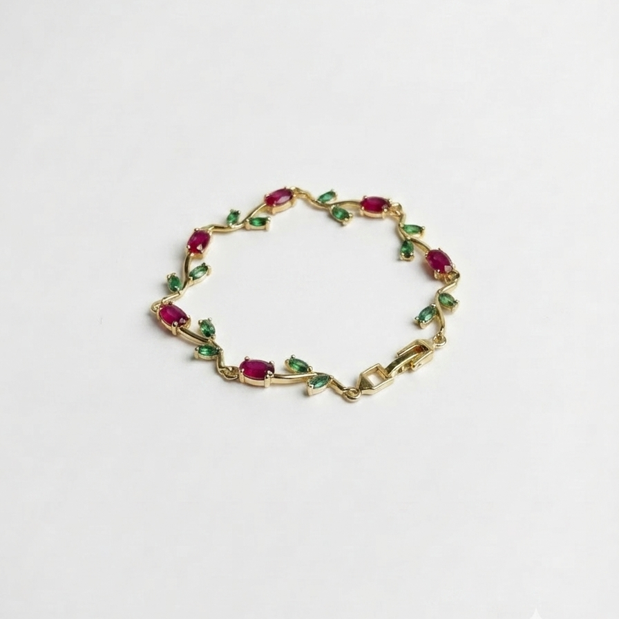 Elegant Floral Tulip Bracelet for Women
